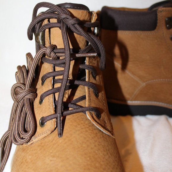 NIB‎ UGG MEN'S SETON WATERPROOF WINTER LEATHER SHEARLING BOOTS CHESTNUT - Picture 8 of 8